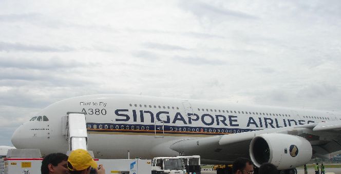 Airbus 380 for SINGAPORE AIRLINES....